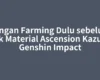 Jangan Farming Dulu sebelum Cek Material Ascension Kazuha Genshin Impact
