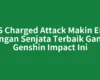 DPS Charged Attack Makin Enak dengan Senjata Terbaik Ganyu Genshin Impact Ini