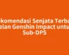 Rekomendasi Senjata Terbaik Yelan Genshin Impact untuk Sub-DPS